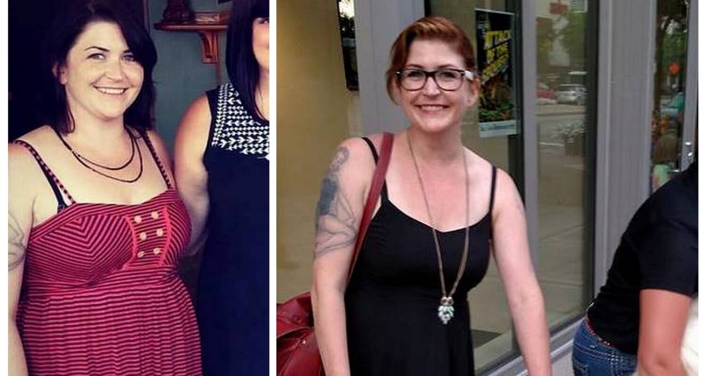 Emily Brandehoff image Emily Brandehoff before and after going plant-based